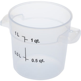 Carlisle Polypropylene Food Storage Container - 1 qt.