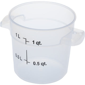 Carlisle Polypropylene Food Storage Container - 1 qt.