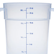 Carlisle Polypropylene Food Storage Container - 22 qt.