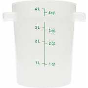 Carlisle Food Storage Container - 4 qt.