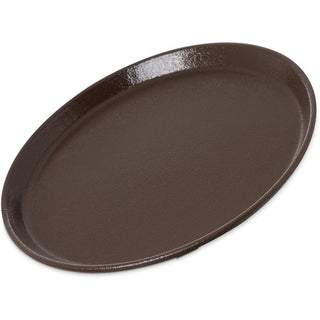 Carlisle Fiberglass Non-Skid Tray, Brown - 11"