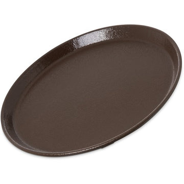 Carlisle Fiberglass Non-Skid Tray, Brown - 11"