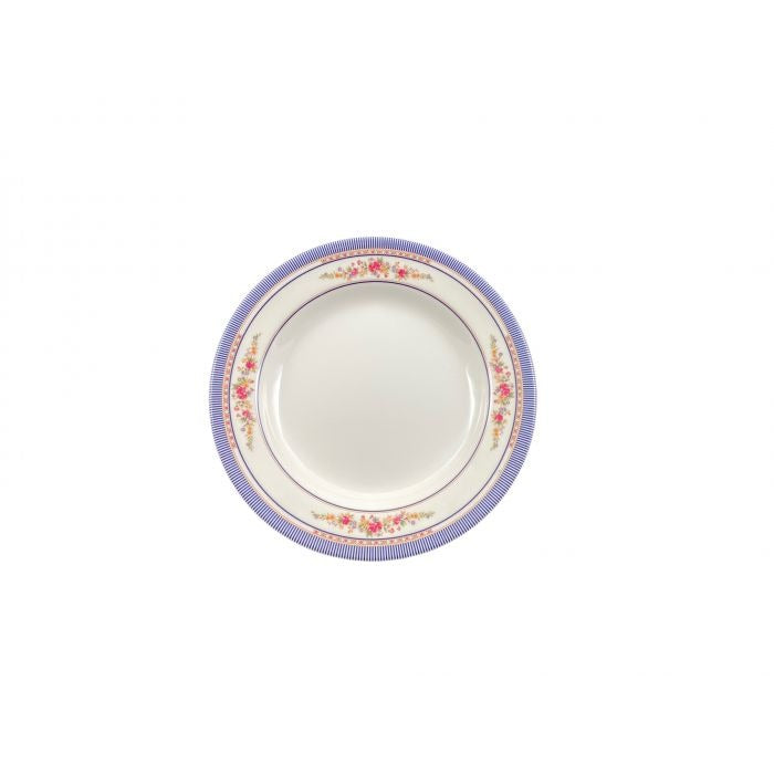 Thunder Group 1108AR Rose Melamine Plate, 7 oz., White, 12/Pack - Default Title