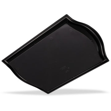 Carlisle 1217BT03 Polypropylene Bistro Tray, 12" x 17", Black, 12/Case - Default Title
