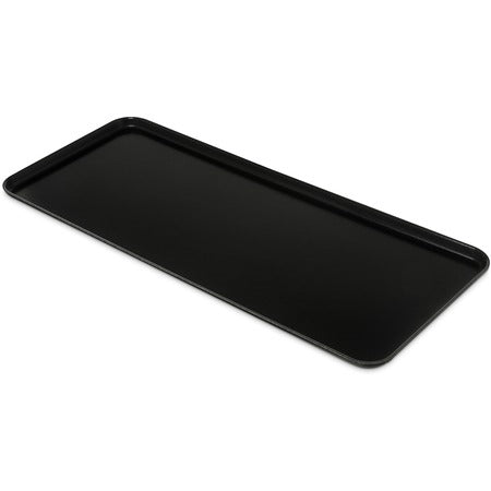 Carlisle Fiberglass Market Tray, 12 7/16" x 30", 12/Case - Black