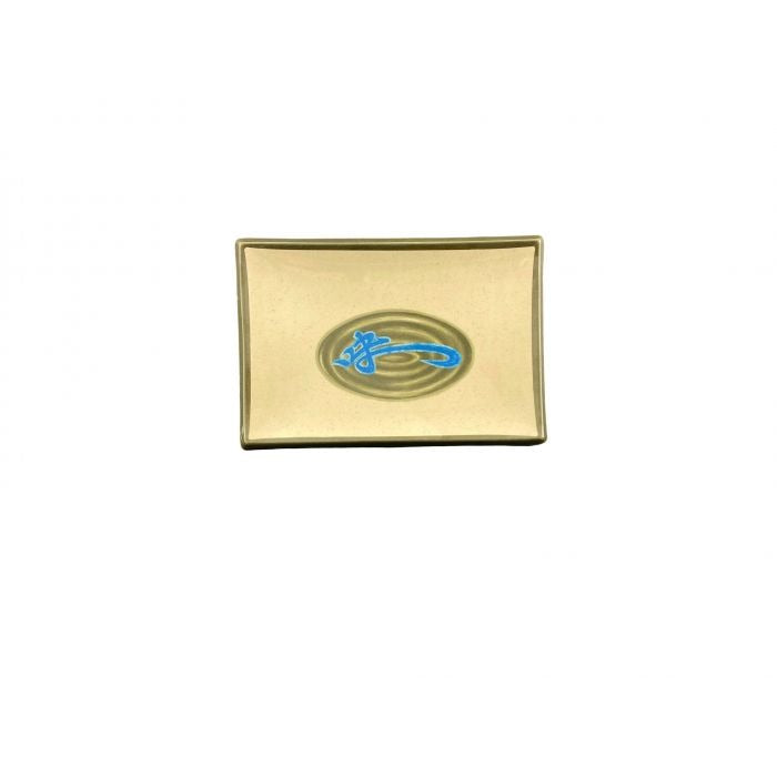 Thunder Group 1505J Wei Melamine Plate, 5 5/8" x 8 1/4", Beige, 12/Pack - Default Title