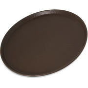 Carlisle Fiberglass Non-Skid Tray, Brown - 16"