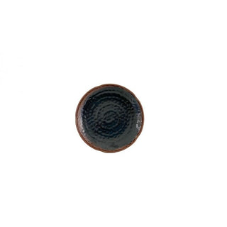 Thunder Group 1806TM Tenmoku Melamine Plate, 6" Diameter, Black, 12/Pack - Default Title