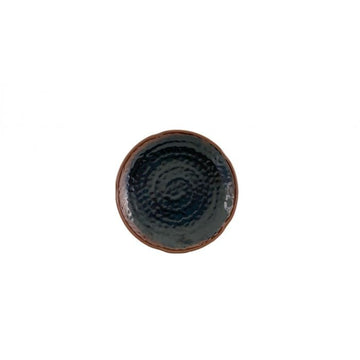 Thunder Group 1807TM Tenmoku Melamine Plate, 7 1/4" Diameter, Black, 12/Pack - Default Title