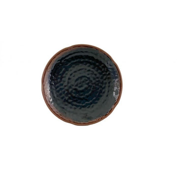 Thunder Group 1809TM Tenmoku Melamine Plate, 9 3/8" Diameter, Black, 12/Pack - Default Title