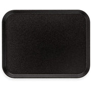 Carlisle Fiberglass Non-Skid Tray, Black - 18"