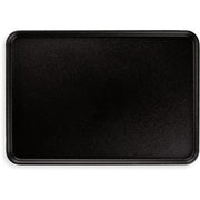 Carlisle Fiberglass Non-Skid Tray, Black - 25 3/4"