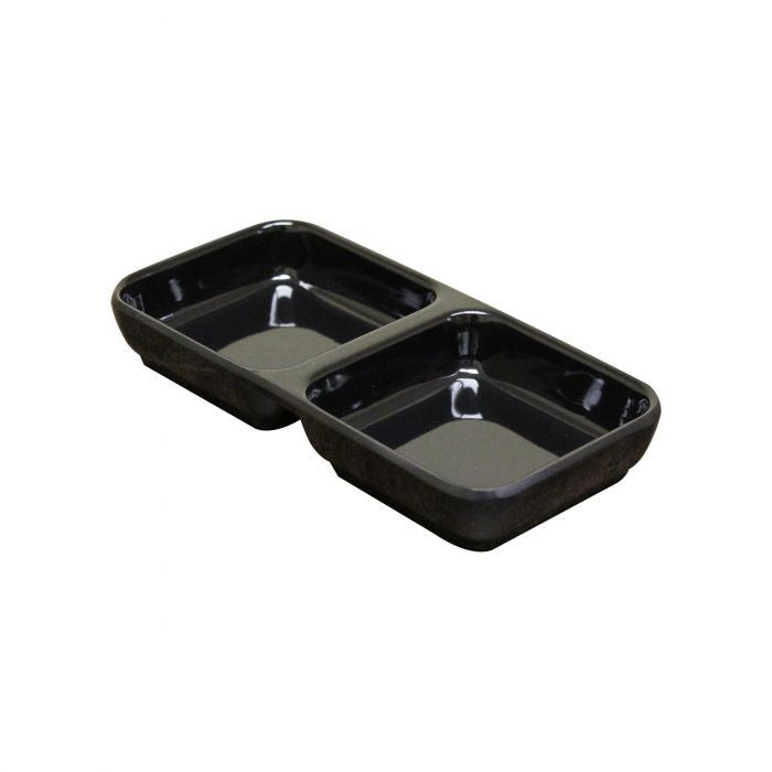 Thunder Group 19002BK Classic Black Melamine Sauce Dish, 4 oz., 12/Pack - Default Title