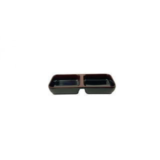 Thunder Group 1902TM Tenmoku Melamine Sauce Dish, 4 oz., Black, 12/Case - Default Title
