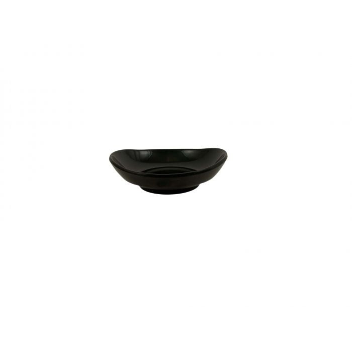 Thunder Group 19045BK Classic Black Melamine Saucer, 4 oz., 12/Pack - Default Title