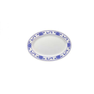 Thunder Group 2008TB Lotus Melamine Platter, 6" x 8", 12/Pack - Default Title