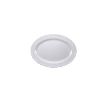Thunder Group 2010TW Imperial Melamine Platter, 7 1/4" x 9 7/8", White, 12/Pack - Default Title