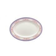 Thunder Group 2012AR Rose Melamine Platter, 8 5/8" x 12", White, 12/Pack - Default Title