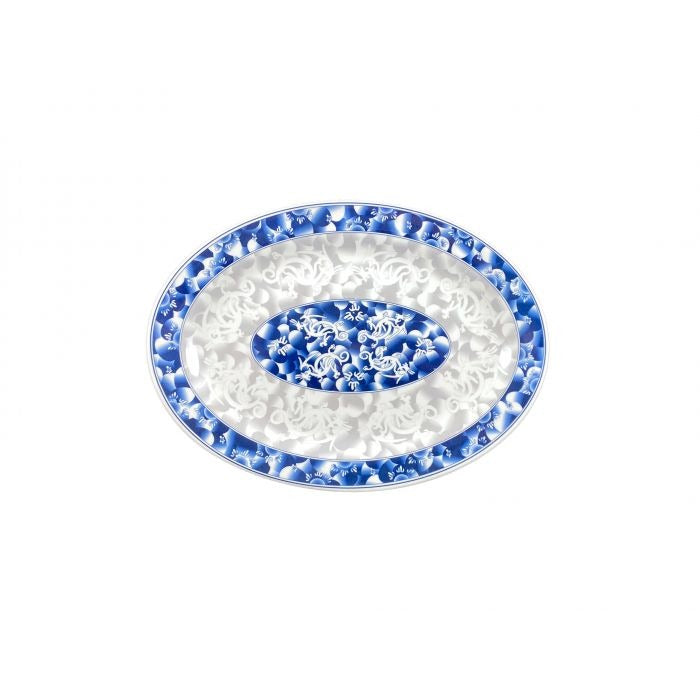 Thunder Group 2016DL Blue Dragon Melamine Platter, 11 5/8" x 16", 12/Pack - Default Title