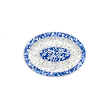 Thunder Group 2016DL Blue Dragon Melamine Platter, 11 5/8" x 16", 12/Pack - Default Title