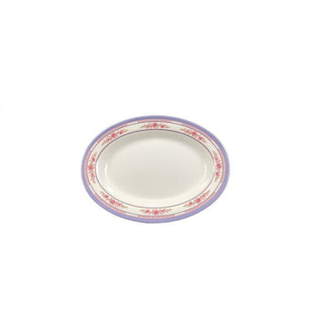 Thunder Group 2109AR Rose Melamine Platter, 7 oz., White, 12/Pack - Default Title