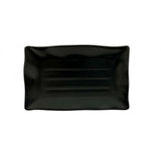 Thunder Group Classic Black Black Melamine Plate, 9 1/8" x 13 1/2" - Black
