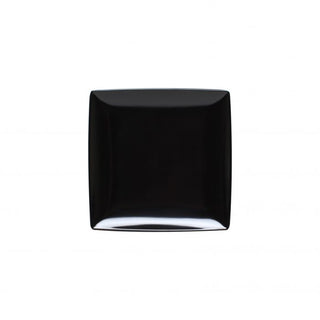 Thunder Group 29006BK Classic Black Melamine Plate, 6" x 6", 12/Pack - Default Title