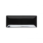 Thunder Group Classic Black Black Melamine Plate, 5 1/4" x 15", 12/Case - Black