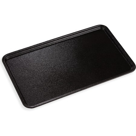 Carlisle Fiberglass Non-Skid Tray, Black - 20 7/8"