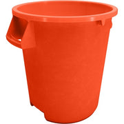 Carlisle Polyethylene Trash Can, 10 gal. - Orange