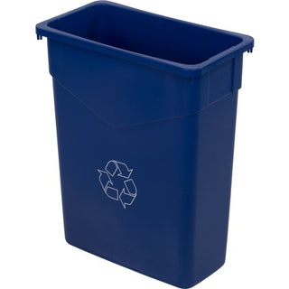 Carlisle Trash Can, 15 gal. - Blue