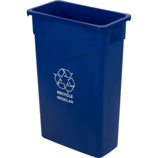 Carlisle Recycling Bin, 23 gal. - Blue