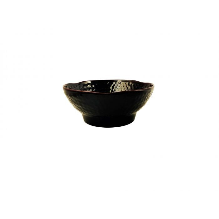 Thunder Group 3708TM Tenmoku Melamine Rice Bowl, 1.25 qt., Black, 12/Case - Default Title