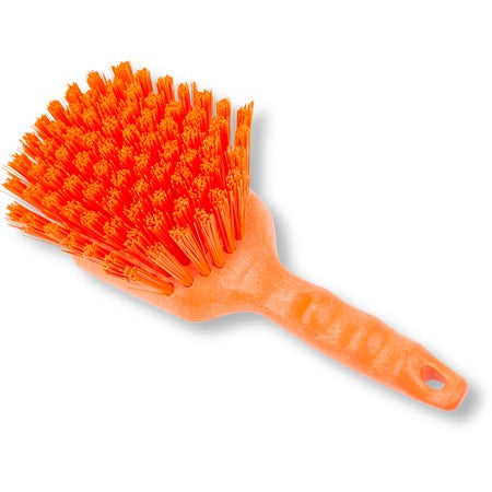 Carlisle Sparta Pot Brush, 3" x 8" - Orange