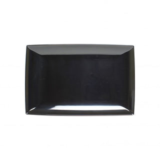 Thunder Group 47128BK Classic Black Melamine Tray, 8" x 12 1/2", 12/Case - Default Title