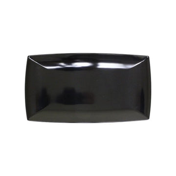 Thunder Group 49095BK Classic Black Melamine Tray, 5 1/4" x 9 1/2", 12/Pack - Default Title