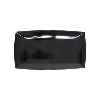 Thunder Group 49136BK Classic Black Melamine Tray, 6 1/2" x 13", 12/Pack - Default Title