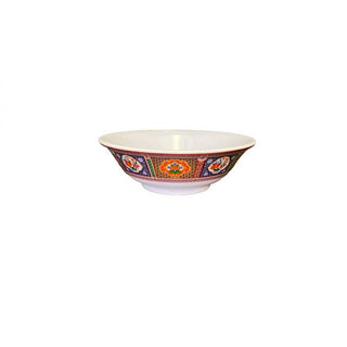 Thunder Group 5060TP Peacock Melamine Bowl, 22 oz., White, 12/Case - Default Title