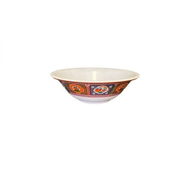 Thunder Group 5107TP Peacock Melamine Bowl, 24 oz., White, 12/Case - Default Title