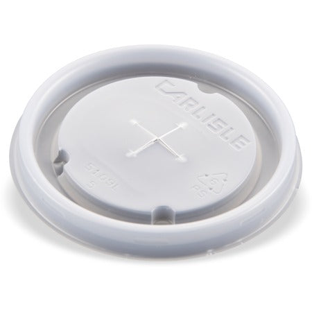 Carlisle 5109L30 Polystyrene Lid, 2 3/4" Diameter, Translucent, 1,000/Case - Default Title