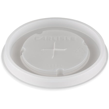 Carlisle 5212L30 Polystyrene Lid, 3 3/16" Diameter, Translucent, 1,000/Case - Default Title