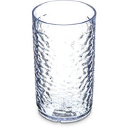 Carlisle Pebble Optic Plastic Tumbler, Clear, 24/Case - 8 oz.