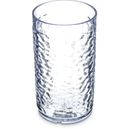 Carlisle Pebble Optic Plastic Tumbler, Clear, 24/Case - 8 oz.