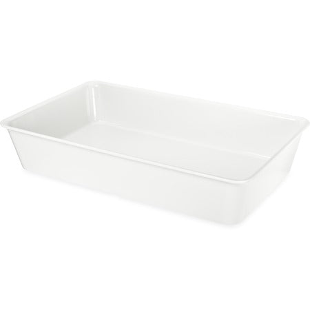 Carlisle Balsam Melamine Food Pan, Full Size, Ivory, 6/Case - 4"