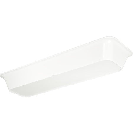 Carlisle Balsam Melamine Food Pan, 1/2 Size Long, Ivory, 6/Case - 2 1/2"