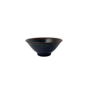 Thunder Group Tenmoku Melamine Rice Bowl, Black, 12/Case - 30 oz.