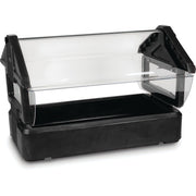 Carlisle Plastic Salad Bar, 3 Pans - Black