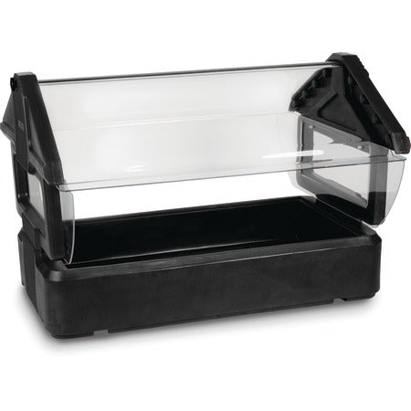 Carlisle Plastic Salad Bar, 3 Pans - Black
