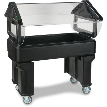 Carlisle Plastic Salad Bar, 23 5/8" x 45 1/4" - Black