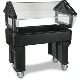 Carlisle Plastic Salad Bar, 23 5/8" x 45 1/4" - Black